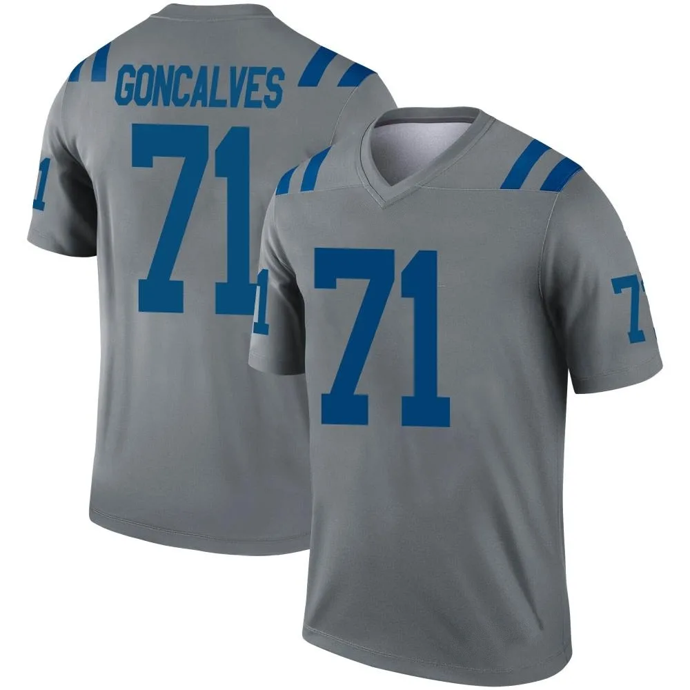 Youth Indianapolis Colts Matt Goncalves Nike Inverted Legend Gray Jersey Youth Indianapolis Colts Matt Goncalves Nike Inverted Legend Gray Jersey