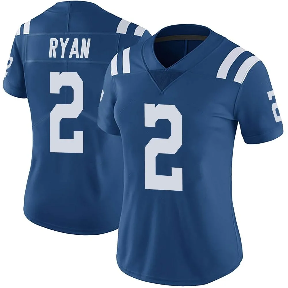 Women's Indianapolis Colts Matt Ryan Nike Color Rush Vapor Untouchable Limited Royal Jersey Women's Indianapolis Colts Matt Ryan Nike Color Rush Vapor Untouchable Limited Royal Jersey