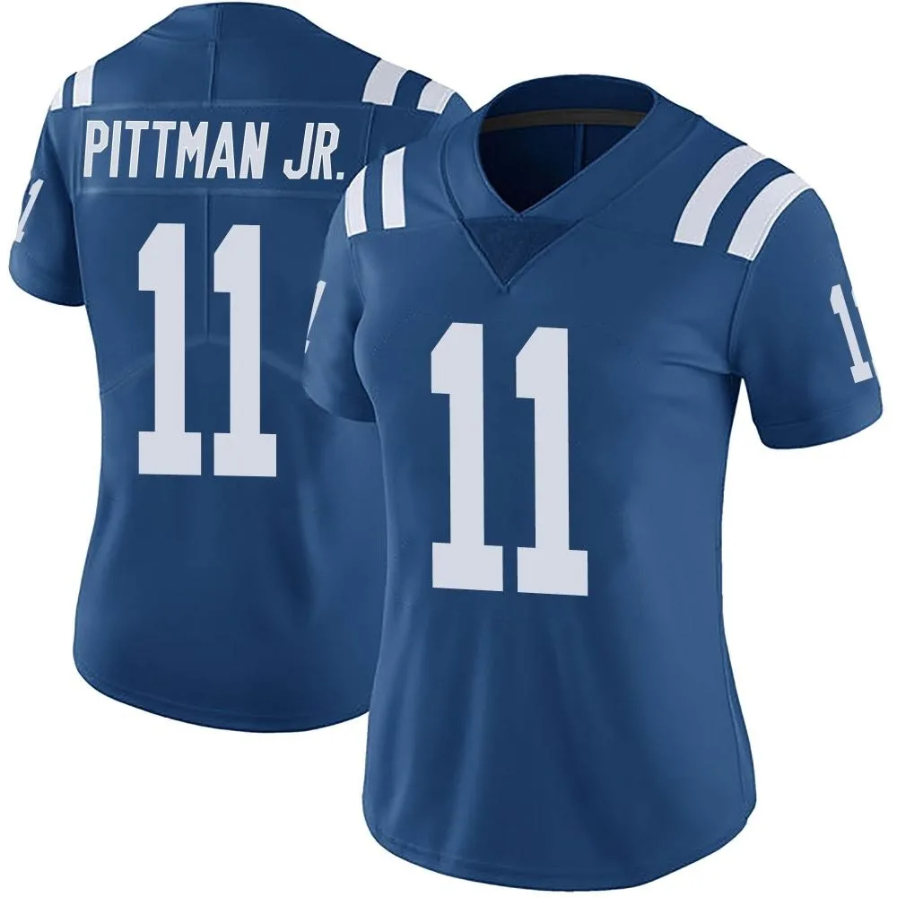 Women's Indianapolis Colts Michael Pittman Jr. Nike Color Rush Vapor Untouchable Limited Royal Jersey Women's Indianapolis Colts Michael Pittman Jr. Nike Color Rush Vapor Untouchable Limited Royal Jersey