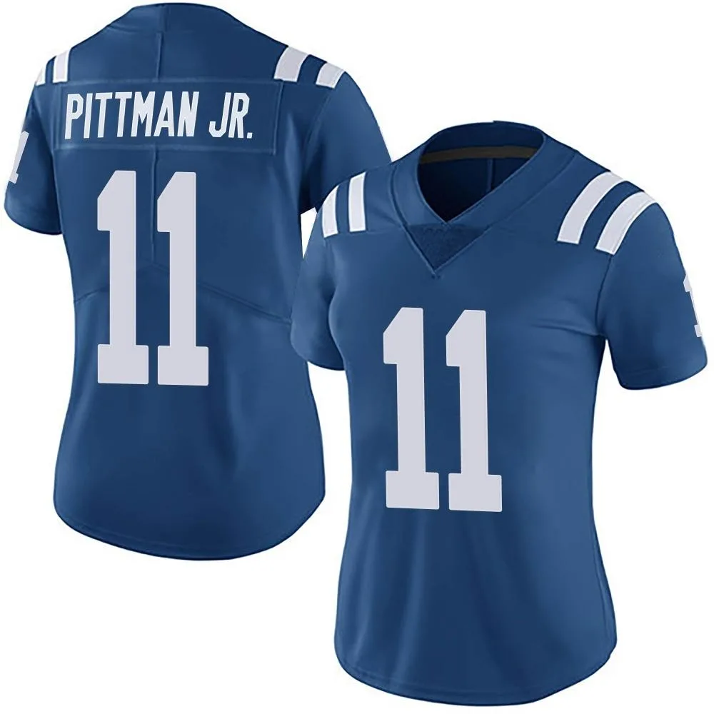 Women's Indianapolis Colts Michael Pittman Jr. Nike Team Color Vapor Untouchable Limited Royal Jersey Women's Indianapolis Colts Michael Pittman Jr. Nike Team Color Vapor Untouchable Limited Royal Jersey
