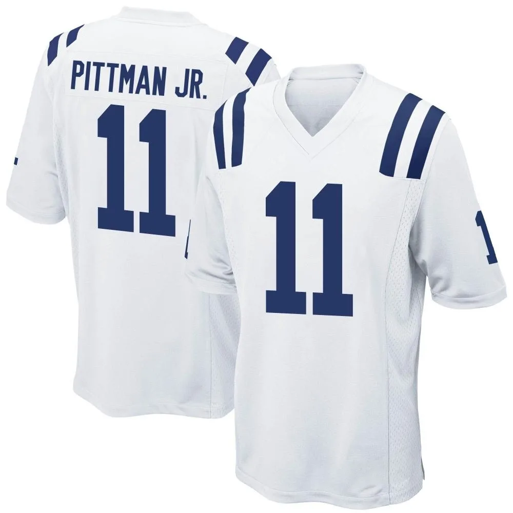 Youth Indianapolis Colts Michael Pittman Jr. Nike Game White Jersey Youth Indianapolis Colts Michael Pittman Jr. Nike Game White Jersey