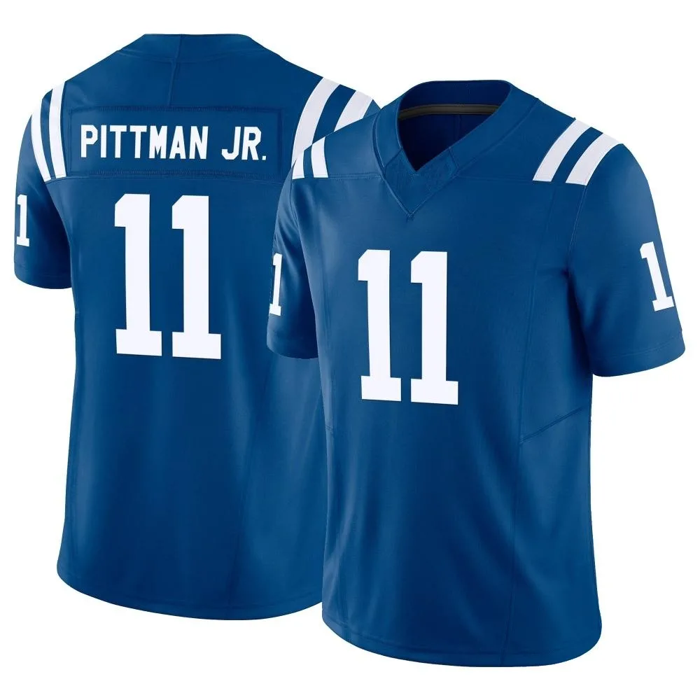 Youth Indianapolis Colts Michael Pittman Jr. Nike Vapor F.U.S.E. Limited Royal Jersey Youth Indianapolis Colts Michael Pittman Jr. Nike Vapor F.U.S.E. Limited Royal Jersey