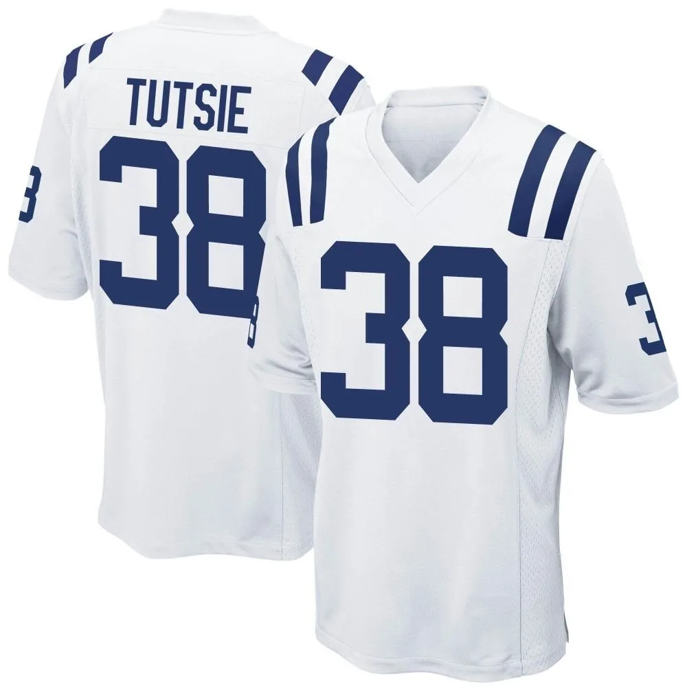 Men's Indianapolis Colts Michael Tutsie Nike Game White Jersey Men's Indianapolis Colts Michael Tutsie Nike Game White Jersey
