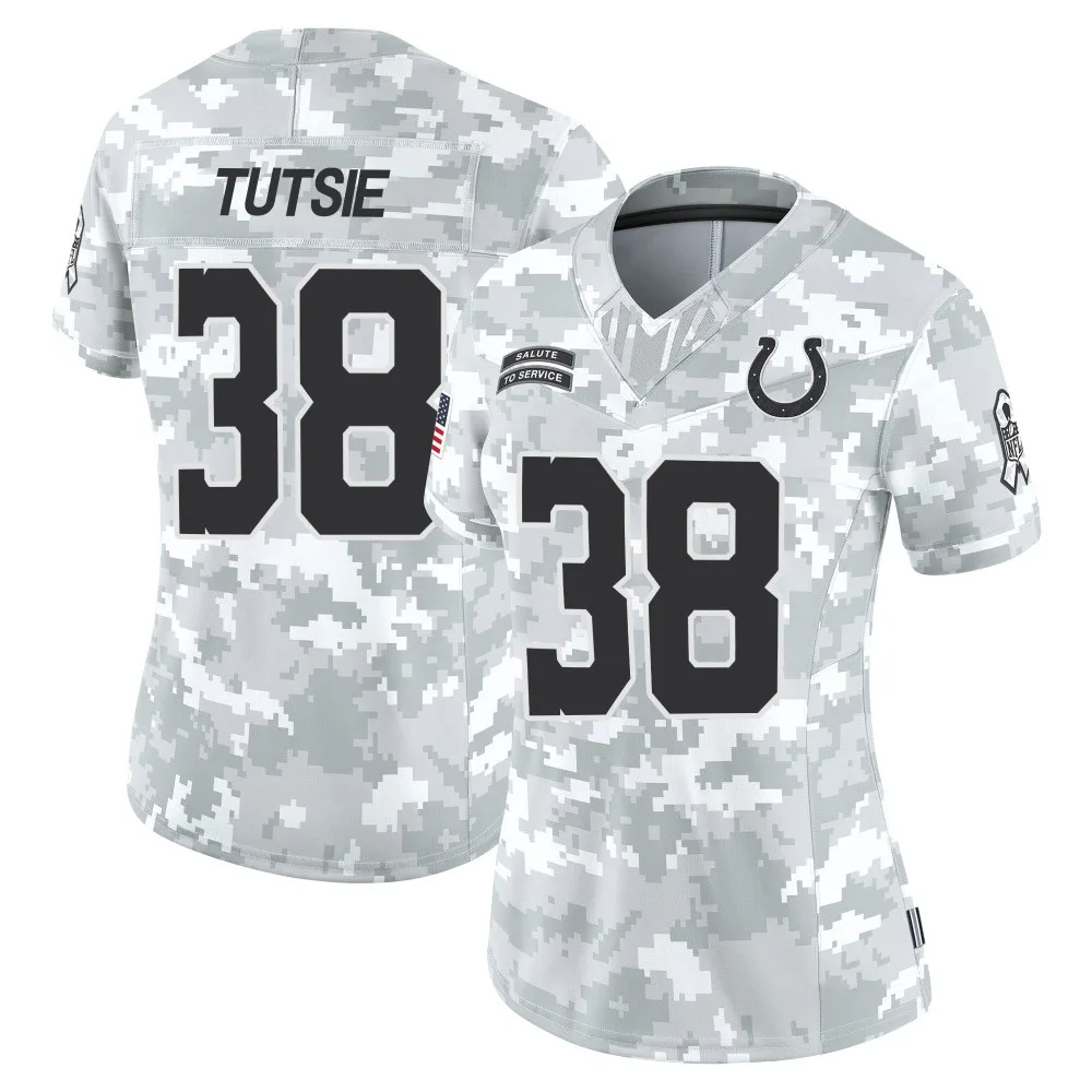 Women's Indianapolis Colts Michael Tutsie Nike 2024 Salute to Service Limited Arctic Camo Jersey Women's Indianapolis Colts Michael Tutsie Nike 2024 Salute to Service Limited Arctic Camo Jersey