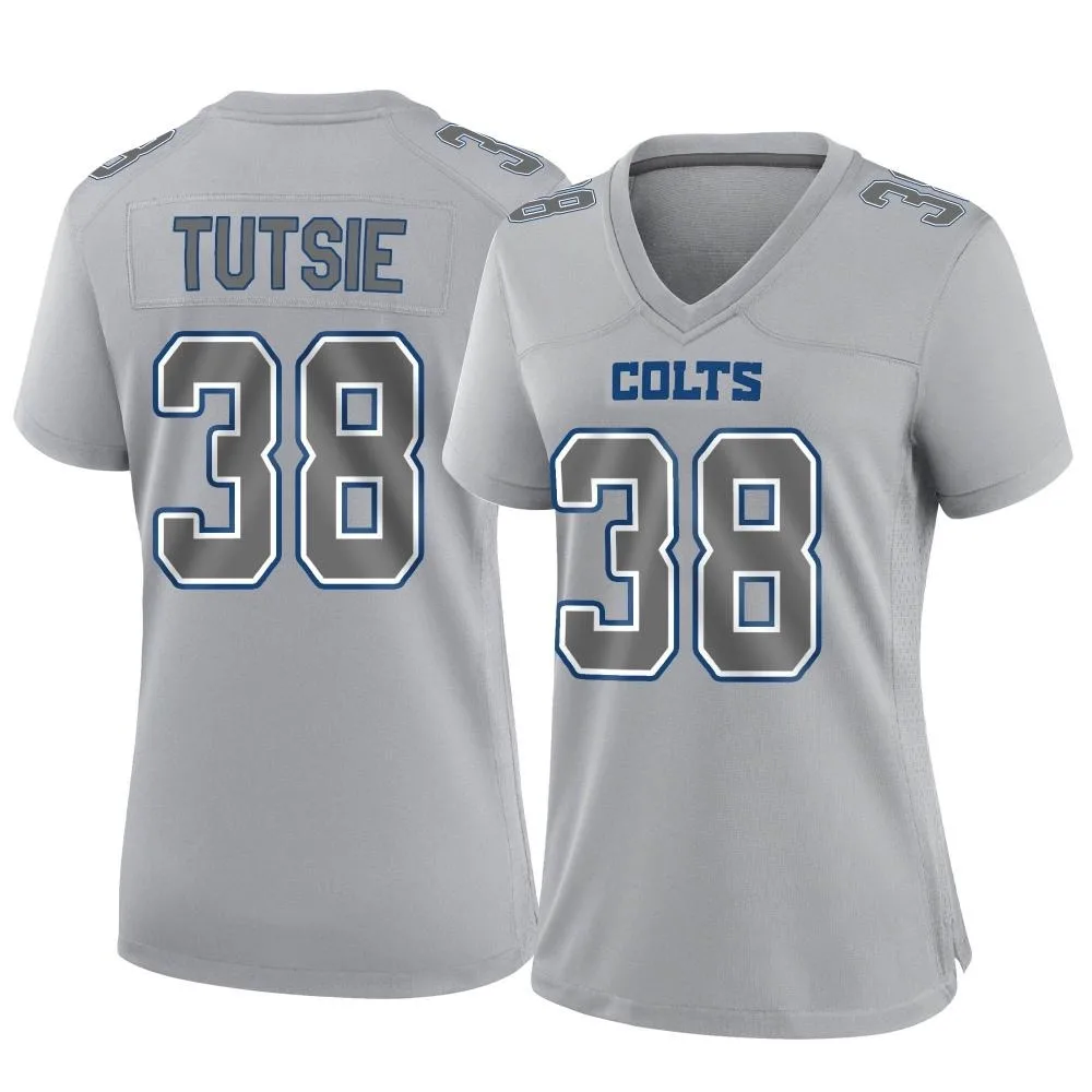 Women's Indianapolis Colts Michael Tutsie Nike Atmosphere Fashion Game Gray Jersey Women's Indianapolis Colts Michael Tutsie Nike Atmosphere Fashion Game Gray Jersey