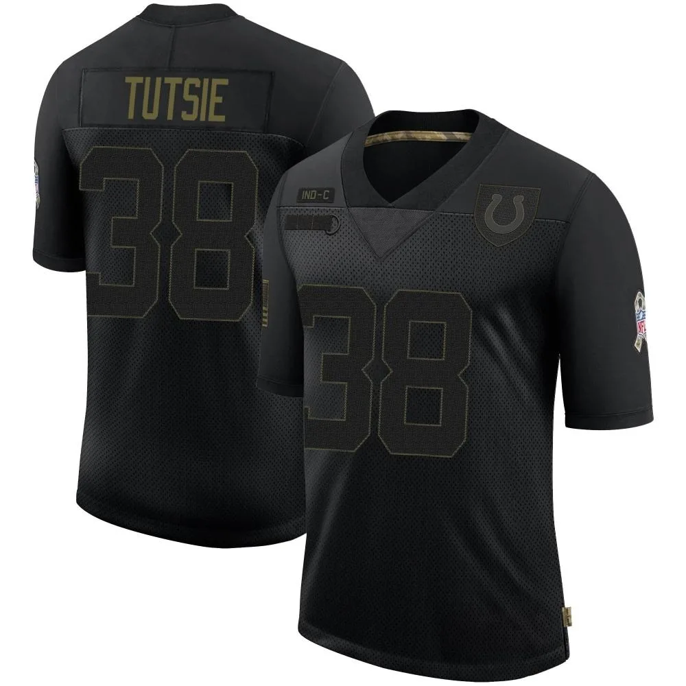 Youth Indianapolis Colts Michael Tutsie Nike 2020 Salute To Service Limited Black Jersey Youth Indianapolis Colts Michael Tutsie Nike 2020 Salute To Service Limited Black Jersey