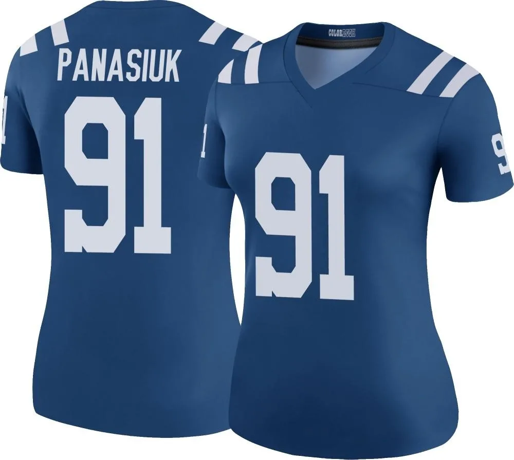 Women's Indianapolis Colts Mike Panasiuk Nike Color Rush Legend Royal Jersey Women's Indianapolis Colts Mike Panasiuk Nike Color Rush Legend Royal Jersey