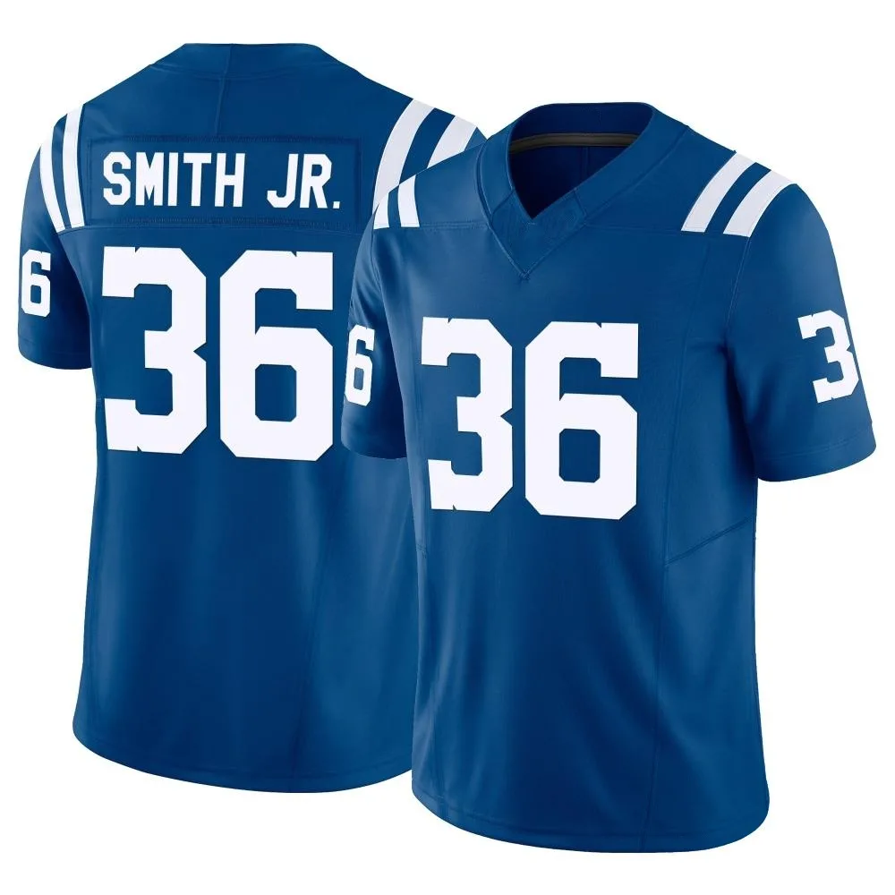 Men's Indianapolis Colts Mike Smith Jr. Nike Vapor F.U.S.E. Limited Royal Jersey Men's Indianapolis Colts Mike Smith Jr. Nike Vapor F.U.S.E. Limited Royal Jersey