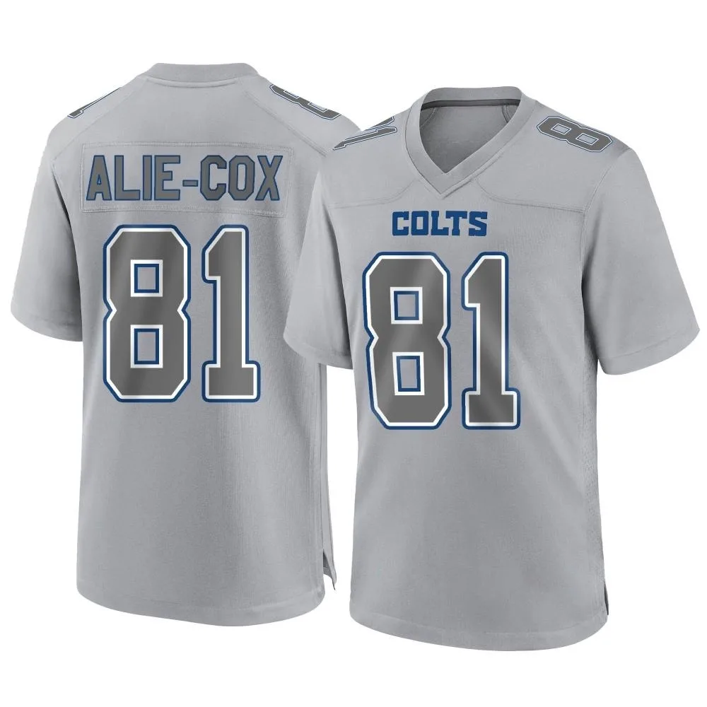 Men's Indianapolis Colts Mo Alie-Cox Nike Atmosphere Fashion Game Gray Jersey Men's Indianapolis Colts Mo Alie-Cox Nike Atmosphere Fashion Game Gray Jersey