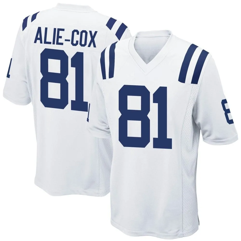 Men's Indianapolis Colts Mo Alie-Cox Nike Game White Jersey Men's Indianapolis Colts Mo Alie-Cox Nike Game White Jersey