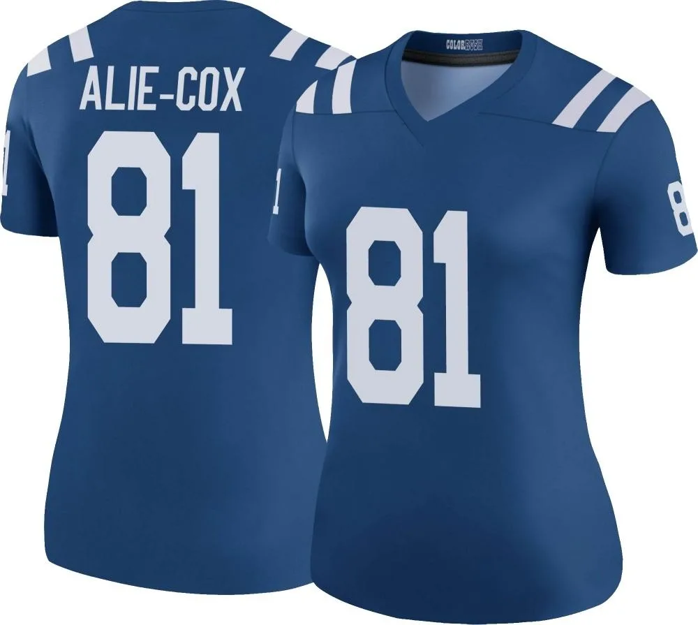 Women's Indianapolis Colts Mo Alie-Cox Nike Color Rush Legend Royal Jersey Women's Indianapolis Colts Mo Alie-Cox Nike Color Rush Legend Royal Jersey