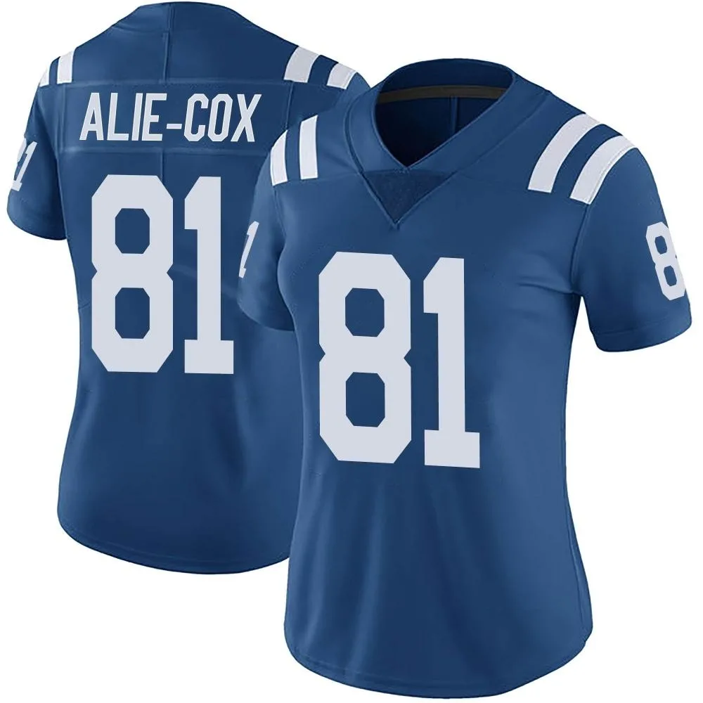 Women's Indianapolis Colts Mo Alie-Cox Nike Color Rush Vapor Untouchable Limited Royal Jersey Women's Indianapolis Colts Mo Alie-Cox Nike Color Rush Vapor Untouchable Limited Royal Jersey