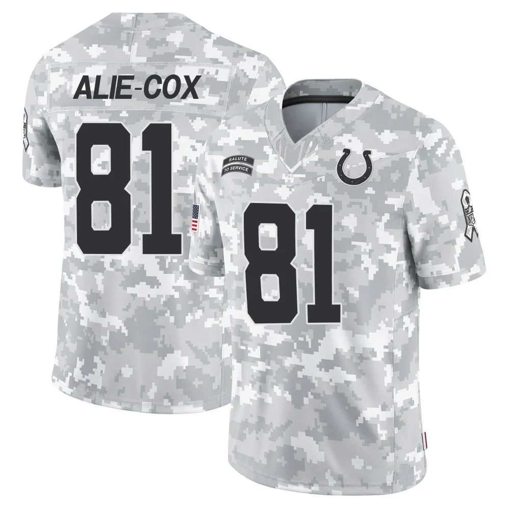 Youth Indianapolis Colts Mo Alie-Cox Nike 2024 Salute to Service Limited Arctic Camo Jersey Youth Indianapolis Colts Mo Alie-Cox Nike 2024 Salute to Service Limited Arctic Camo Jersey