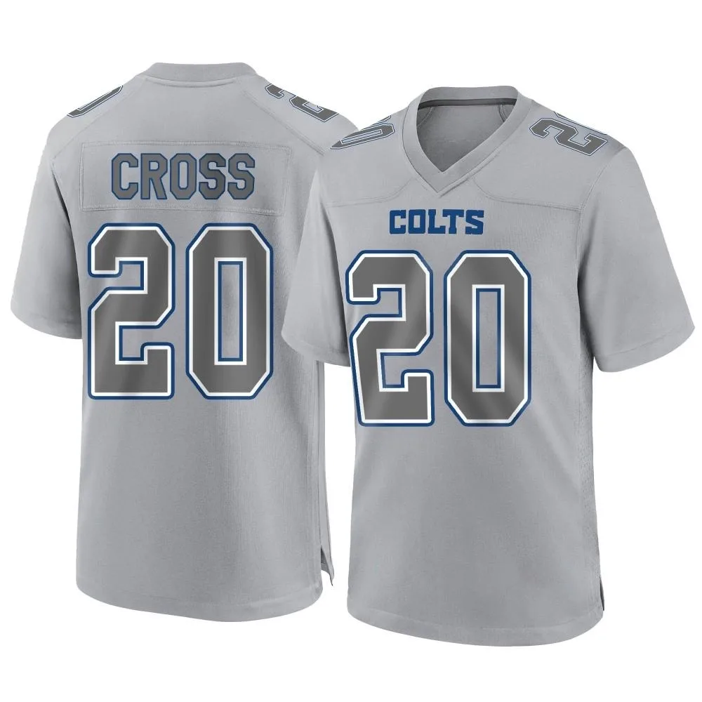 Men's Indianapolis Colts Nick Cross Nike Atmosphere Fashion Game Gray Jersey Men's Indianapolis Colts Nick Cross Nike Atmosphere Fashion Game Gray Jersey