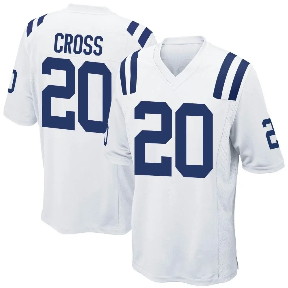 Men's Indianapolis Colts Nick Cross Nike Game White Jersey Men's Indianapolis Colts Nick Cross Nike Game White Jersey
