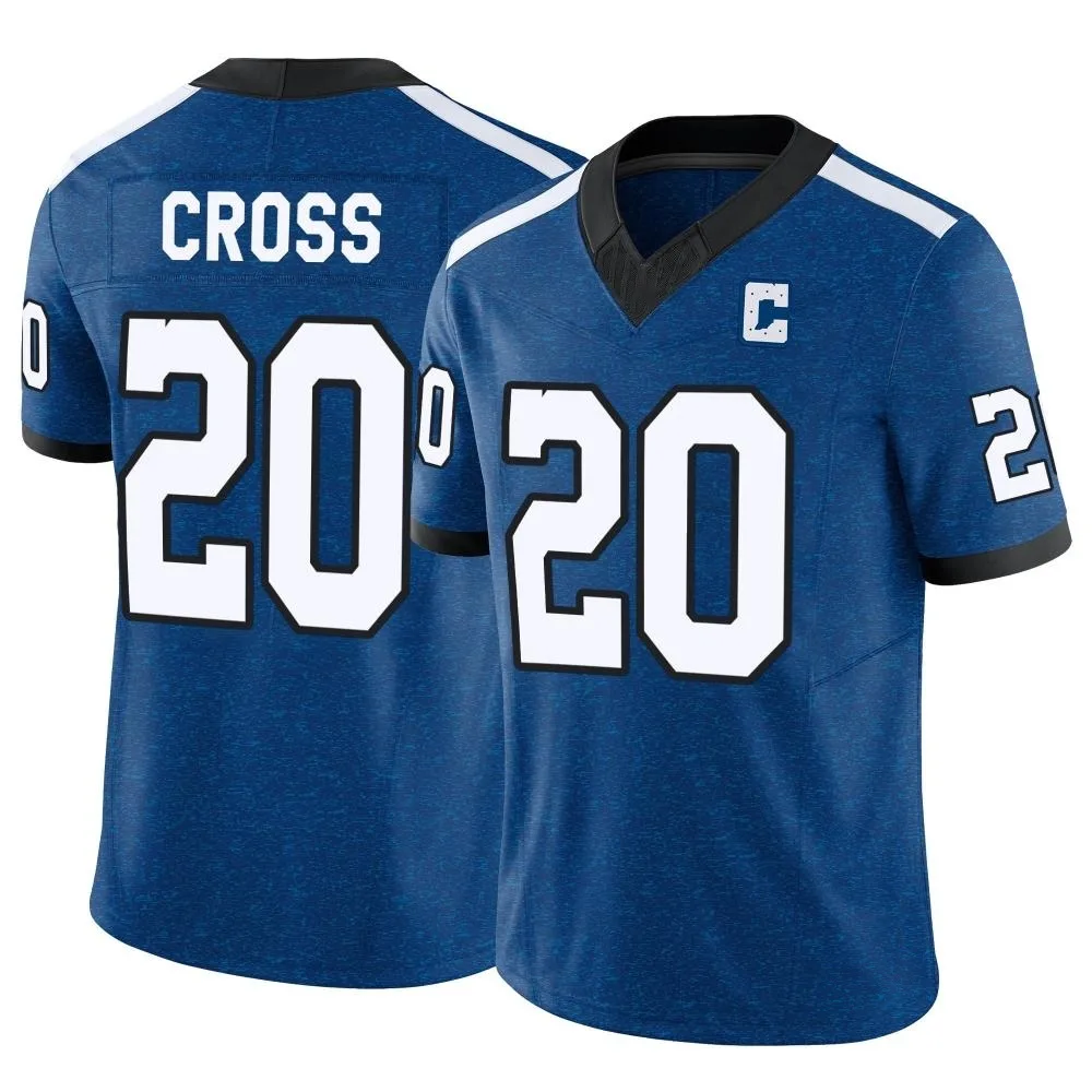 Youth Indianapolis Colts Nick Cross Nike Indiana Nights Alternate Vapor F.U.S.E. Limited Royal Jersey Youth Indianapolis Colts Nick Cross Nike Indiana Nights Alternate Vapor F.U.S.E. Limited Royal Jersey