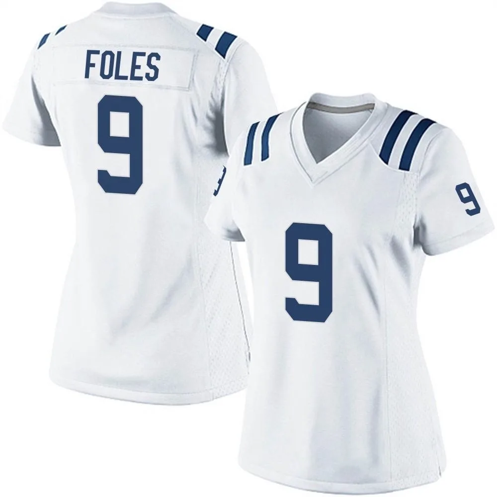 Women's Indianapolis Colts Nick Foles Nike Game White Jersey Women's Indianapolis Colts Nick Foles Nike Game White Jersey