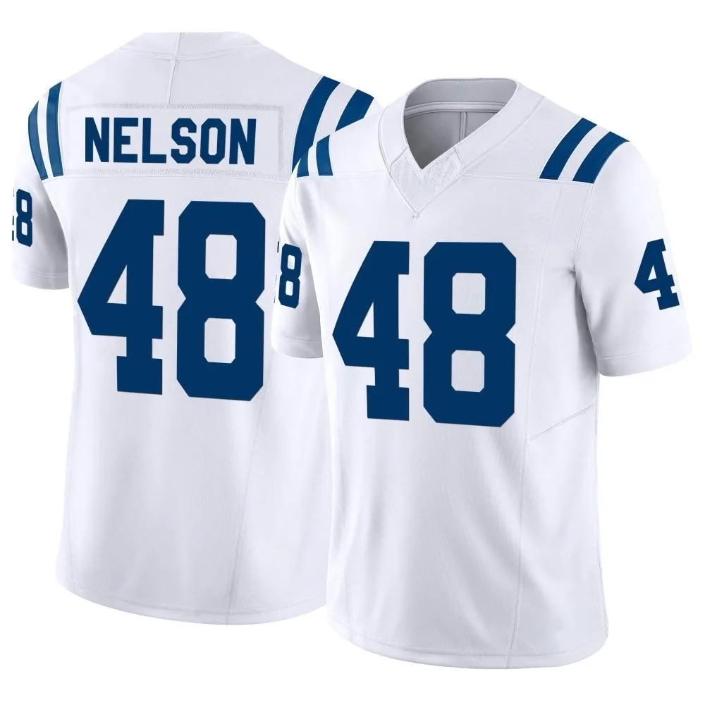 Men's Indianapolis Colts Nick Nelson Nike Vapor F.U.S.E. Limited White Jersey Men's Indianapolis Colts Nick Nelson Nike Vapor F.U.S.E. Limited White Jersey