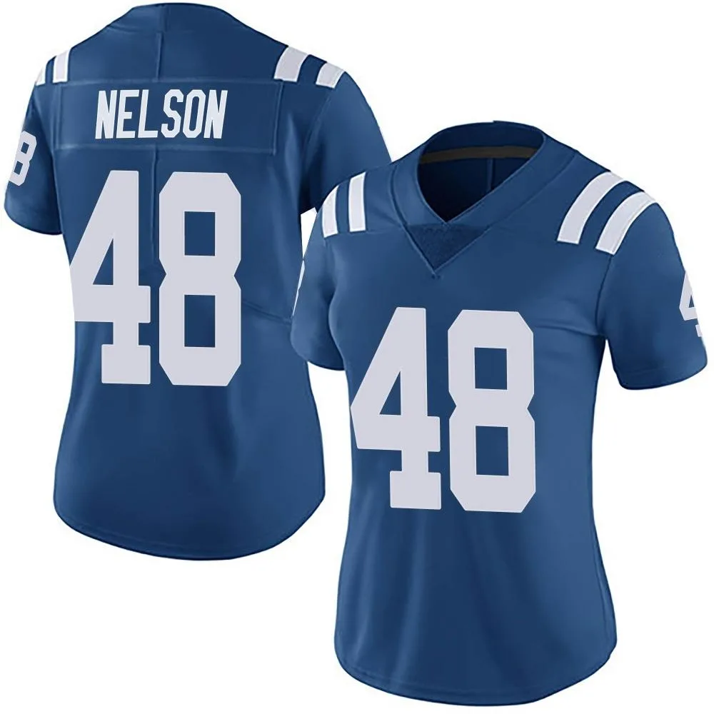 Women's Indianapolis Colts Nick Nelson Nike Team Color Vapor Untouchable Limited Royal Jersey Women's Indianapolis Colts Nick Nelson Nike Team Color Vapor Untouchable Limited Royal Jersey