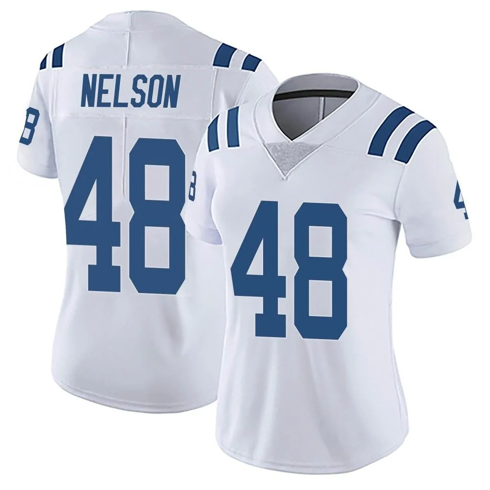 Women's Indianapolis Colts Nick Nelson Nike Vapor Untouchable Limited White Jersey Women's Indianapolis Colts Nick Nelson Nike Vapor Untouchable Limited White Jersey