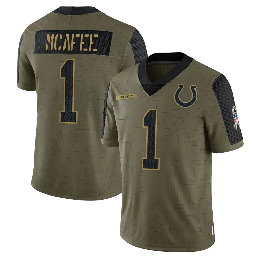 Men's Indianapolis Colts Pat Mcafee Nike 2021 Salute To Service Limited Olive Jersey Men's Indianapolis Colts Pat Mcafee Nike 2021 Salute To Service Limited Olive Jersey