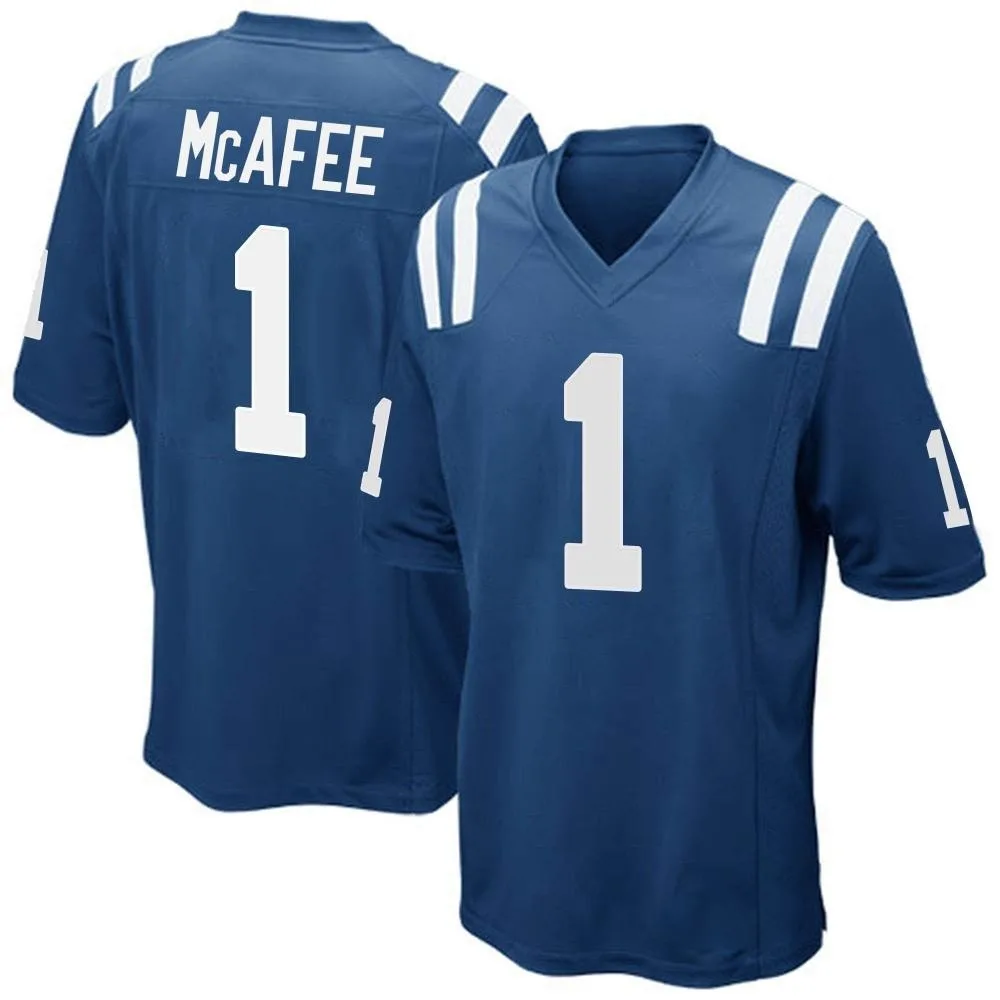 Men's Indianapolis Colts Pat Mcafee Nike Team Color Game Royal Blue Jersey Men's Indianapolis Colts Pat Mcafee Nike Team Color Game Royal Blue Jersey