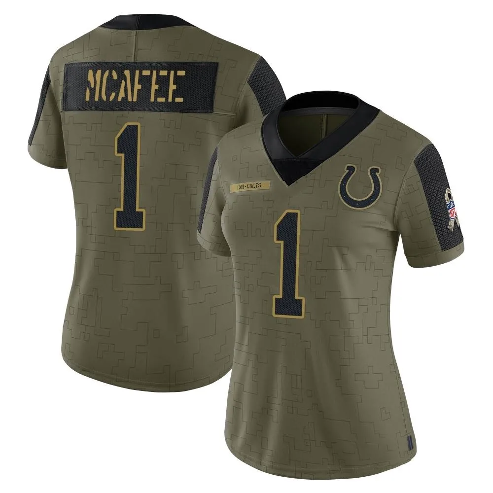Women's Indianapolis Colts Pat Mcafee Nike 2021 Salute To Service Limited Olive Jersey Women's Indianapolis Colts Pat Mcafee Nike 2021 Salute To Service Limited Olive Jersey