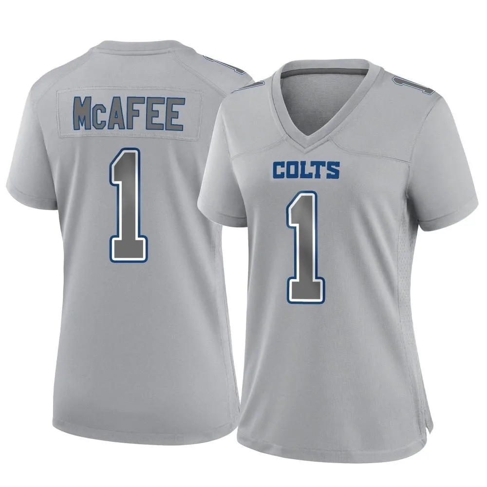 Women's Indianapolis Colts Pat Mcafee Nike Atmosphere Fashion Game Gray Jersey Women's Indianapolis Colts Pat Mcafee Nike Atmosphere Fashion Game Gray Jersey