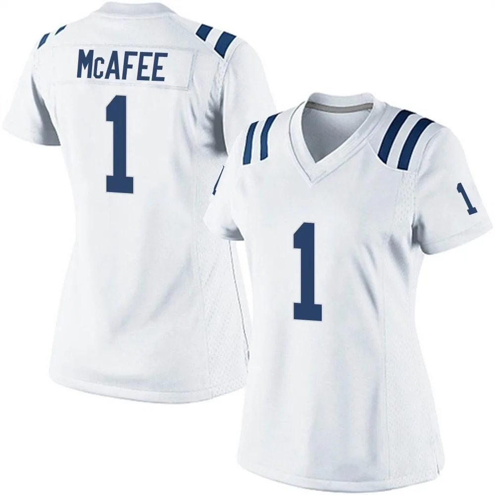 Women's Indianapolis Colts Pat Mcafee Nike Game White Jersey Women's Indianapolis Colts Pat Mcafee Nike Game White Jersey