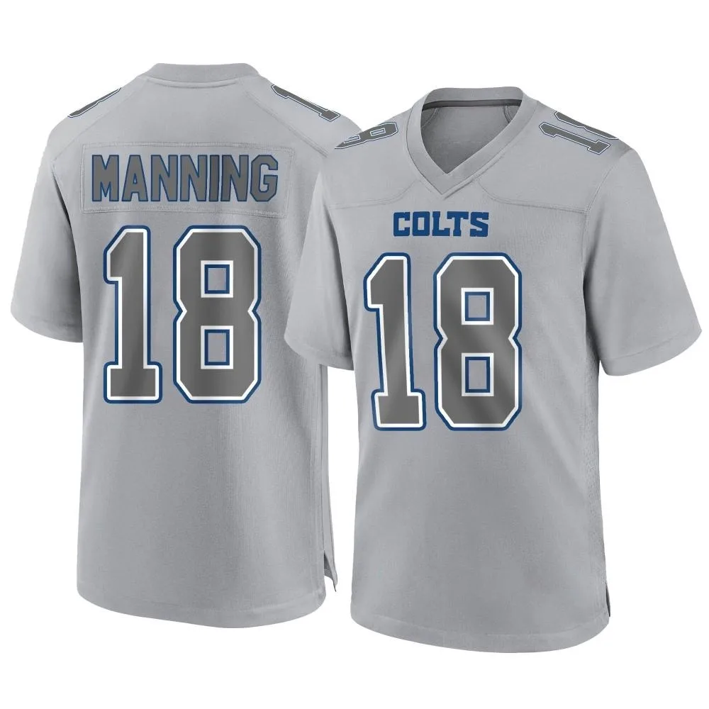 Men's Indianapolis Colts Peyton Manning Nike Atmosphere Fashion Game Gray Jersey Men's Indianapolis Colts Peyton Manning Nike Atmosphere Fashion Game Gray Jersey