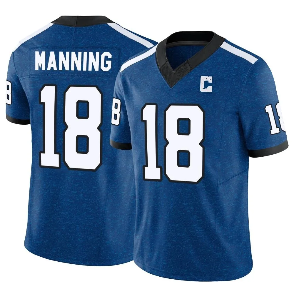 Men's Indianapolis Colts Peyton Manning Nike Indiana Nights Alternate Vapor F.U.S.E. Limited Royal Jersey Men's Indianapolis Colts Peyton Manning Nike Indiana Nights Alternate Vapor F.U.S.E. Limited Royal Jersey
