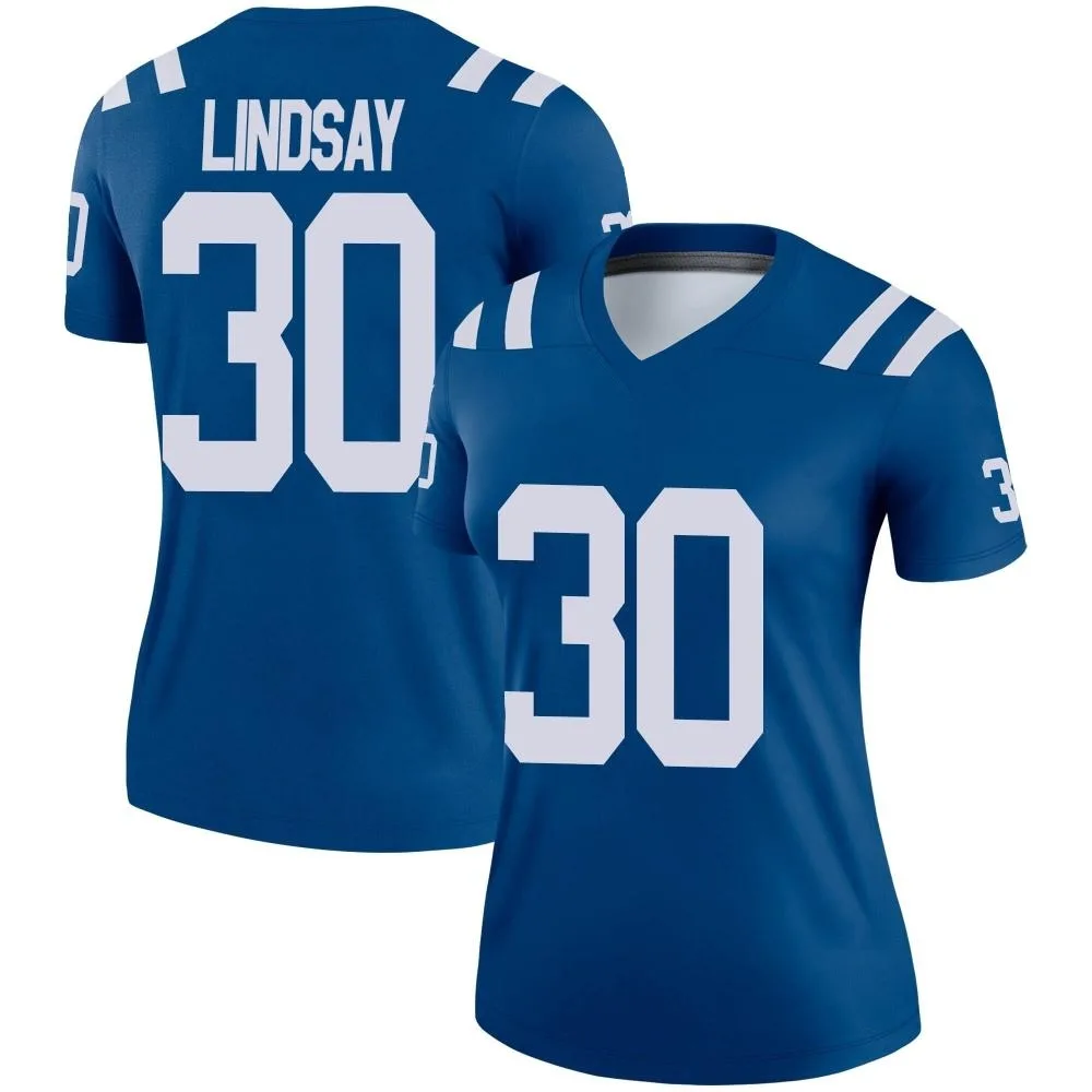 Women's Indianapolis Colts Phillip Lindsay Nike Legend Royal Jersey Women's Indianapolis Colts Phillip Lindsay Nike Legend Royal Jersey