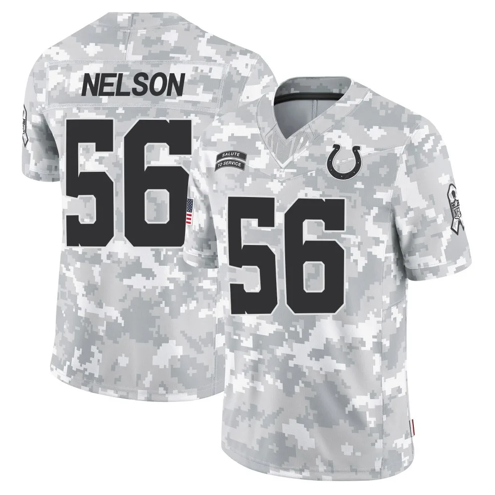 Men's Indianapolis Colts Quenton Nelson Nike 2024 Salute to Service Limited Arctic Camo Jersey Men's Indianapolis Colts Quenton Nelson Nike 2024 Salute to Service Limited Arctic Camo Jersey