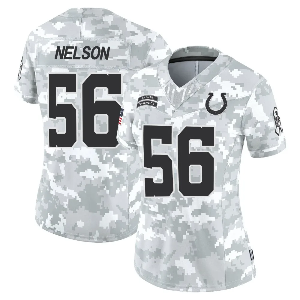 Women's Indianapolis Colts Quenton Nelson Nike 2024 Salute to Service Limited Arctic Camo Jersey Women's Indianapolis Colts Quenton Nelson Nike 2024 Salute to Service Limited Arctic Camo Jersey