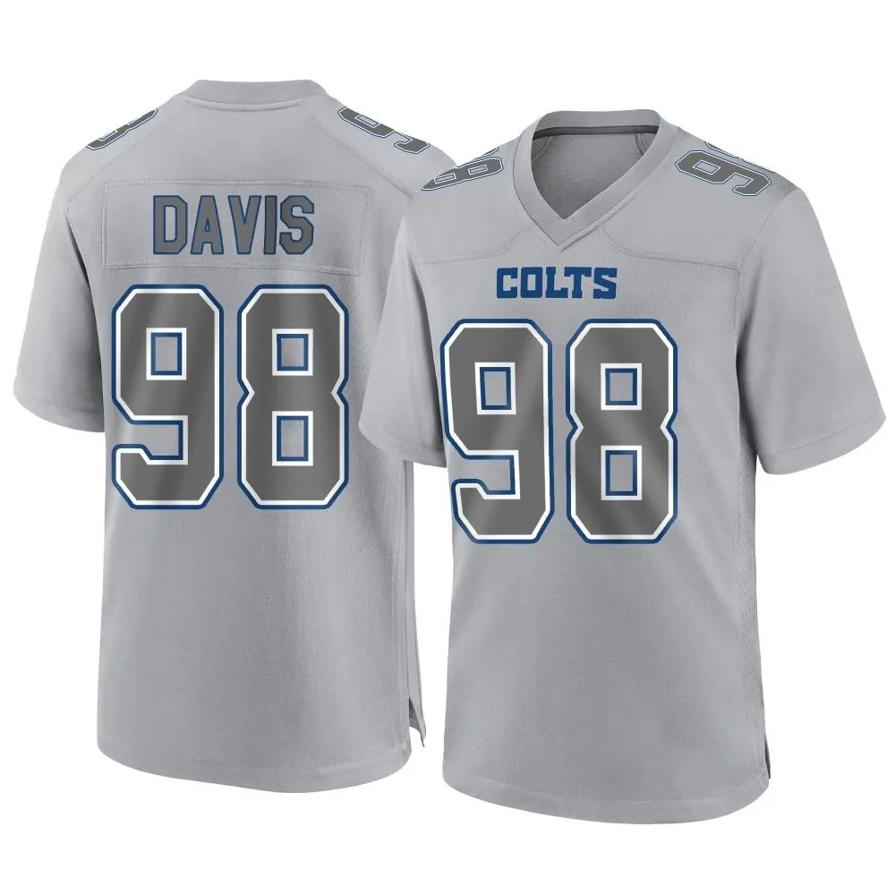 Men's Indianapolis Colts Raekwon Davis Nike Atmosphere Fashion Game Gray Jersey Men's Indianapolis Colts Raekwon Davis Nike Atmosphere Fashion Game Gray Jersey