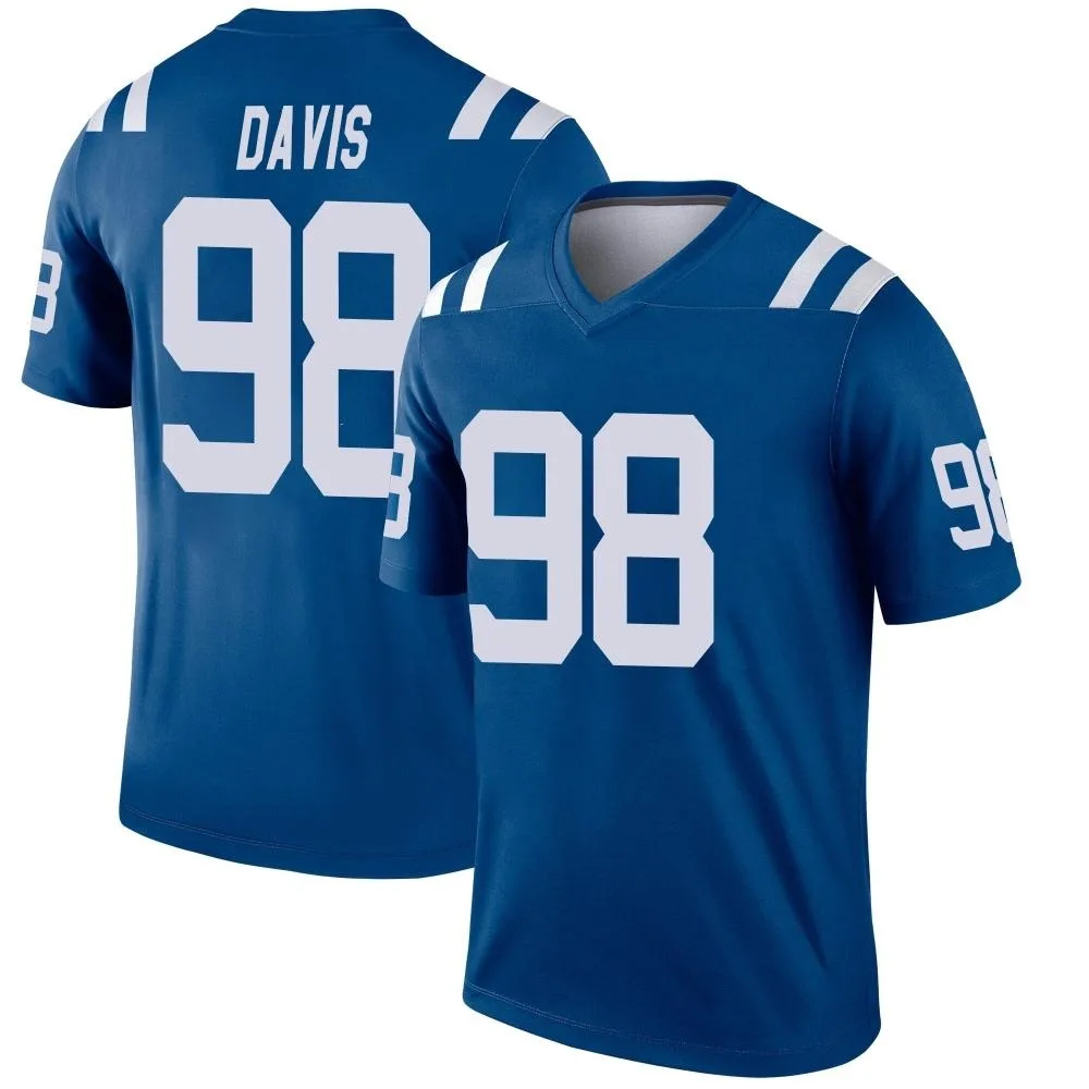 Men's Indianapolis Colts Raekwon Davis Nike Legend Royal Jersey Men's Indianapolis Colts Raekwon Davis Nike Legend Royal Jersey