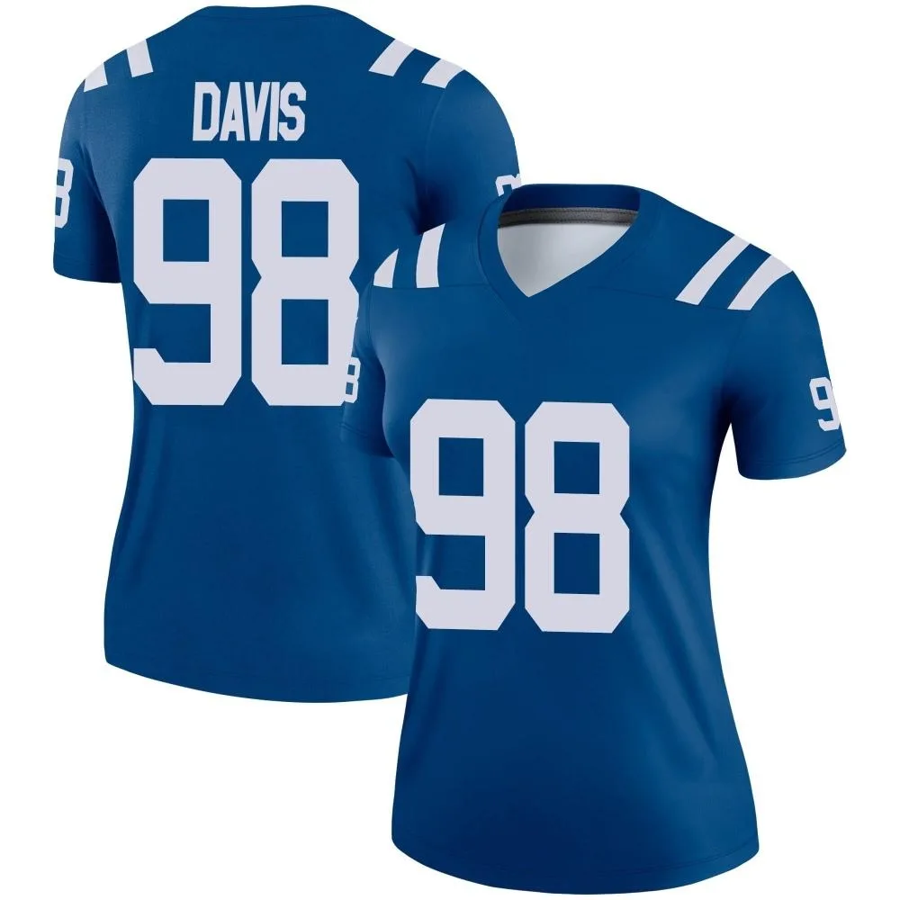 Women's Indianapolis Colts Raekwon Davis Nike Legend Royal Jersey Women's Indianapolis Colts Raekwon Davis Nike Legend Royal Jersey