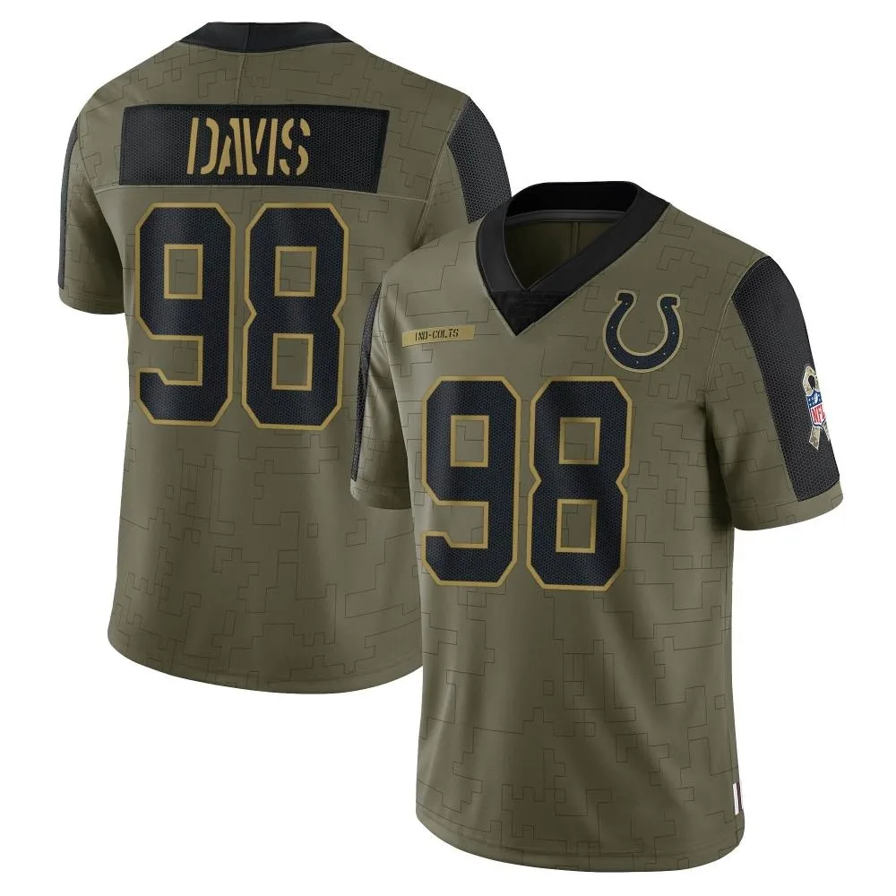 Youth Indianapolis Colts Raekwon Davis Nike 2021 Salute To Service Limited Olive Jersey Youth Indianapolis Colts Raekwon Davis Nike 2021 Salute To Service Limited Olive Jersey