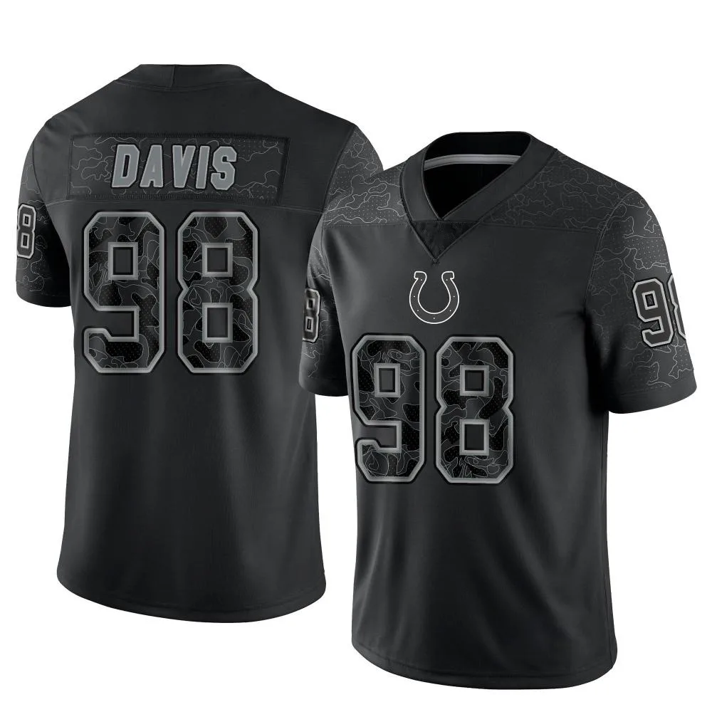Youth Indianapolis Colts Raekwon Davis Nike Reflective Limited Black Jersey Youth Indianapolis Colts Raekwon Davis Nike Reflective Limited Black Jersey