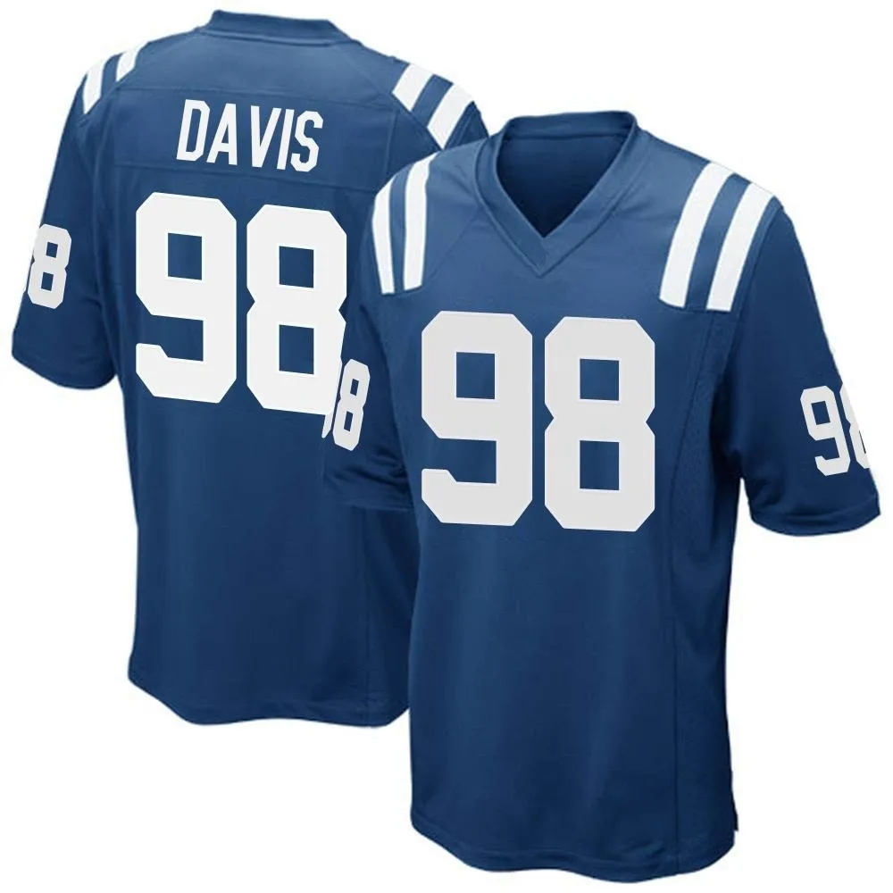 Youth Indianapolis Colts Raekwon Davis Nike Team Color Game Royal Blue Jersey Youth Indianapolis Colts Raekwon Davis Nike Team Color Game Royal Blue Jersey
