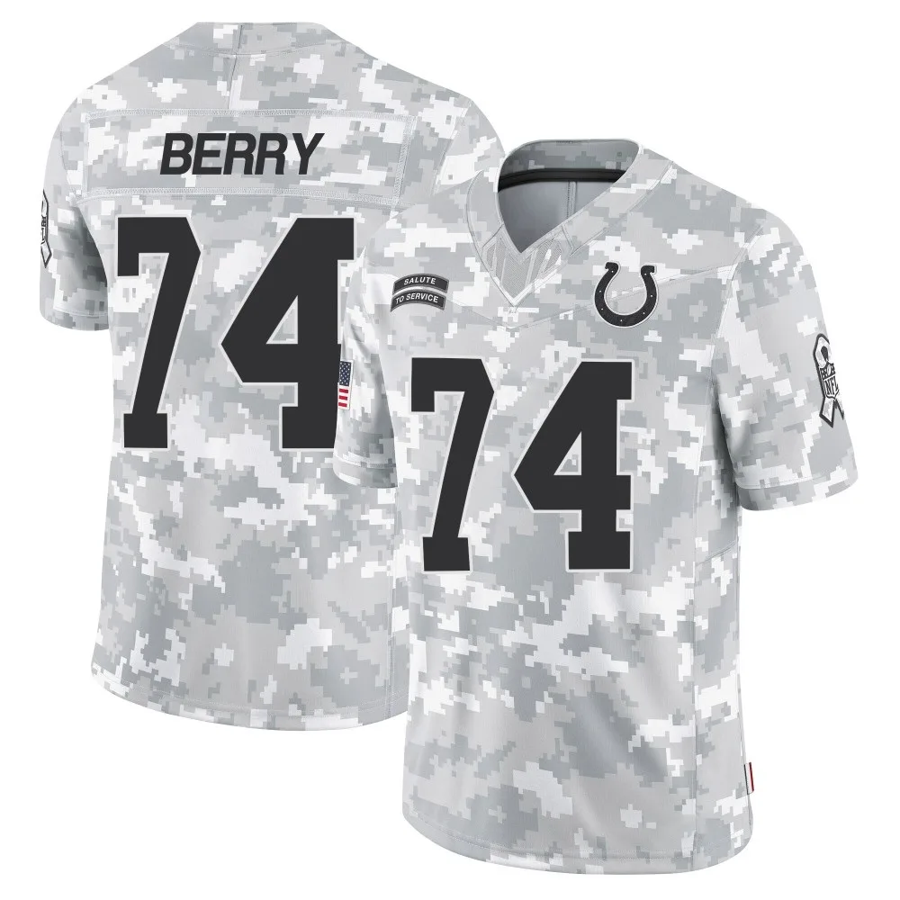 Men's Indianapolis Colts Rashod Berry Nike 2024 Salute to Service Limited Arctic Camo Jersey Men's Indianapolis Colts Rashod Berry Nike 2024 Salute to Service Limited Arctic Camo Jersey