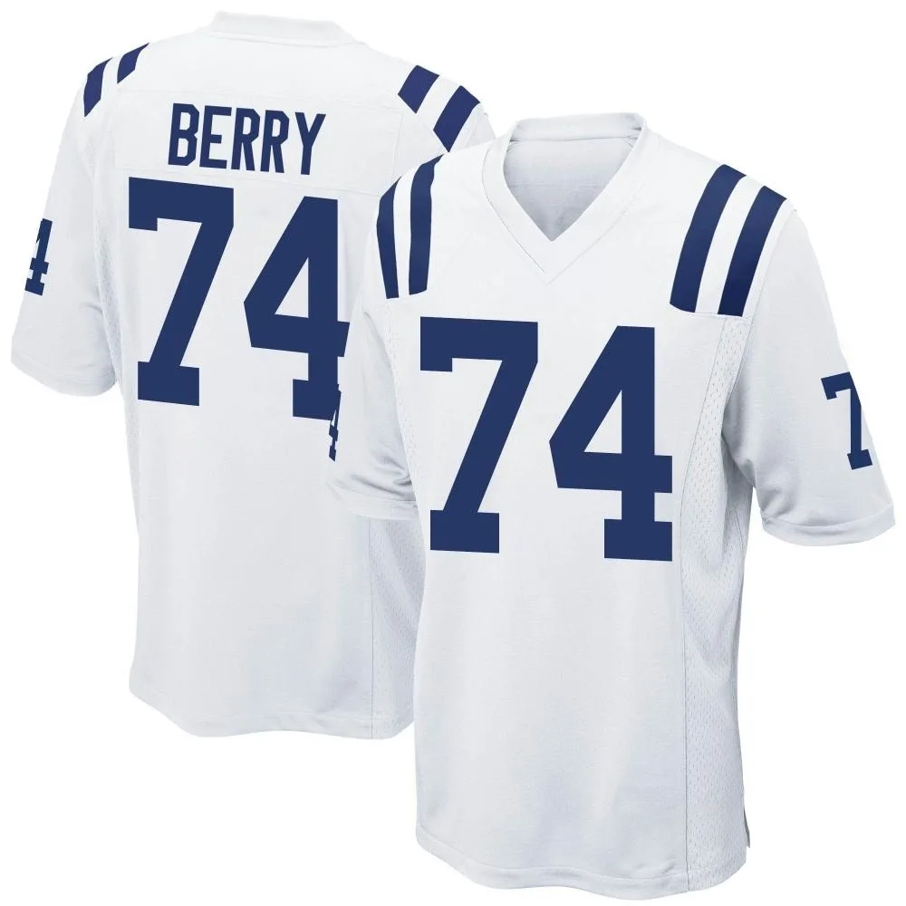 Men's Indianapolis Colts Rashod Berry Nike Game White Jersey Men's Indianapolis Colts Rashod Berry Nike Game White Jersey