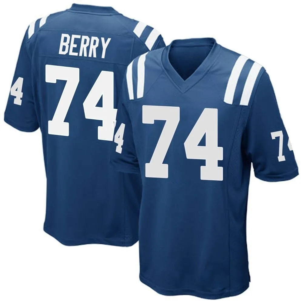 Men's Indianapolis Colts Rashod Berry Nike Team Color Game Royal Blue Jersey Men's Indianapolis Colts Rashod Berry Nike Team Color Game Royal Blue Jersey