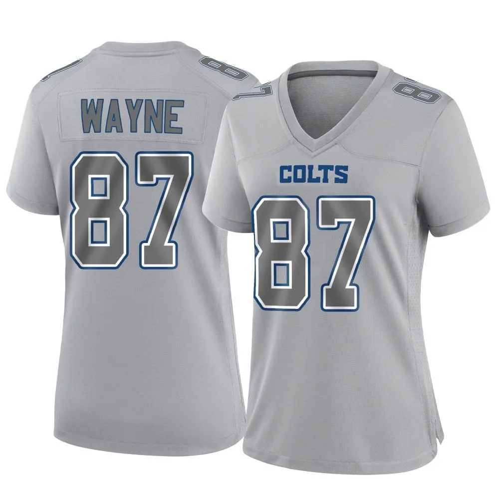 Women's Indianapolis Colts Reggie Wayne Nike Atmosphere Fashion Game Gray Jersey Women's Indianapolis Colts Reggie Wayne Nike Atmosphere Fashion Game Gray Jersey