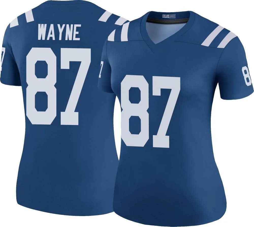 Women's Indianapolis Colts Reggie Wayne Nike Color Rush Legend Royal Jersey Women's Indianapolis Colts Reggie Wayne Nike Color Rush Legend Royal Jersey