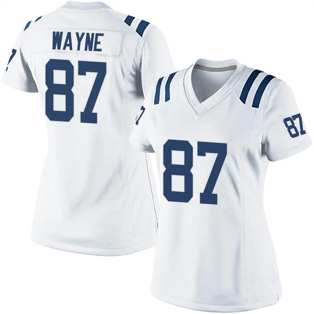Women's Indianapolis Colts Reggie Wayne Nike Game White Jersey Women's Indianapolis Colts Reggie Wayne Nike Game White Jersey