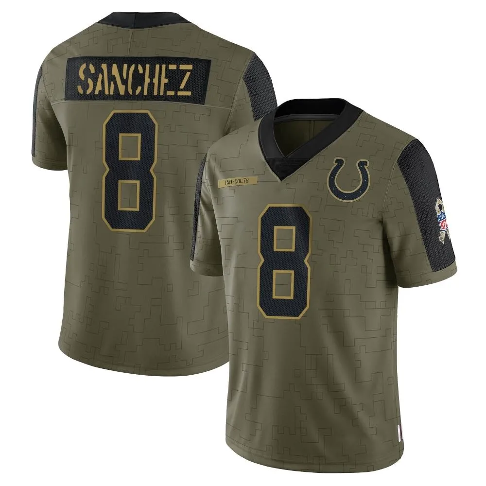 Men's Indianapolis Colts Rigoberto Sanchez Nike 2021 Salute To Service Limited Olive Jersey Men's Indianapolis Colts Rigoberto Sanchez Nike 2021 Salute To Service Limited Olive Jersey