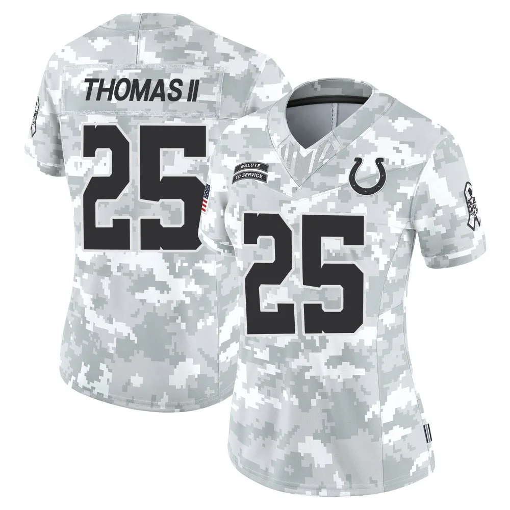 Women's Indianapolis Colts Rodney Thomas Ii Nike 2024 Salute to Service Limited Arctic Camo Jersey Women's Indianapolis Colts Rodney Thomas Ii Nike 2024 Salute to Service Limited Arctic Camo Jersey