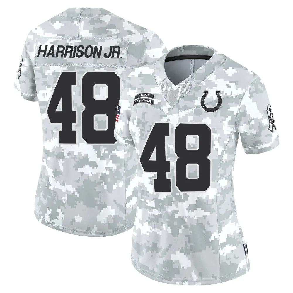Women's Indianapolis Colts Ronnie Harrison Jr. Nike 2024 Salute to Service Limited Arctic Camo Jersey Women's Indianapolis Colts Ronnie Harrison Jr. Nike 2024 Salute to Service Limited Arctic Camo Jersey