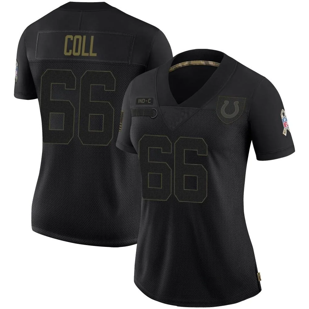 Women's Indianapolis Colts Ryan Coll Nike 2020 Salute To Service Limited Black Jersey Women's Indianapolis Colts Ryan Coll Nike 2020 Salute To Service Limited Black Jersey